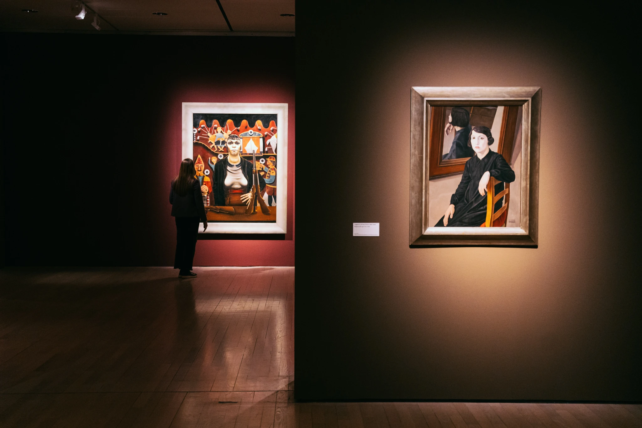 Veduta della mostra "Realismi magici" - Pyke Koch e Cagnaccio di San Pietro - ph Mart, Edoardo Meneghini (2025)