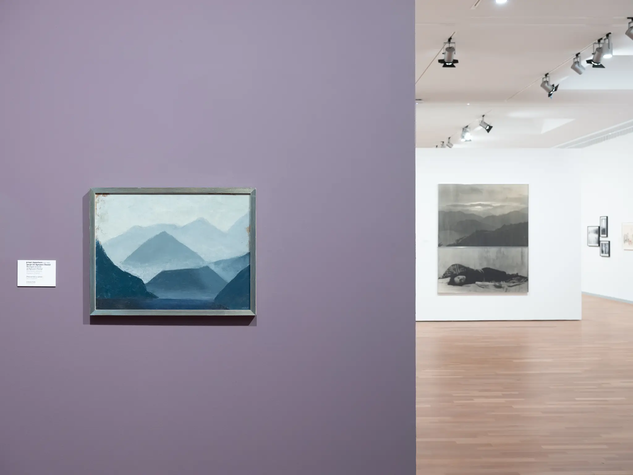 David Weiss. Il sogno di Casa Aprile. Carona 1968–1978. Veduta dell'allestimento. MASI Lugano, Svizzera. Foto Alfio Tommasini