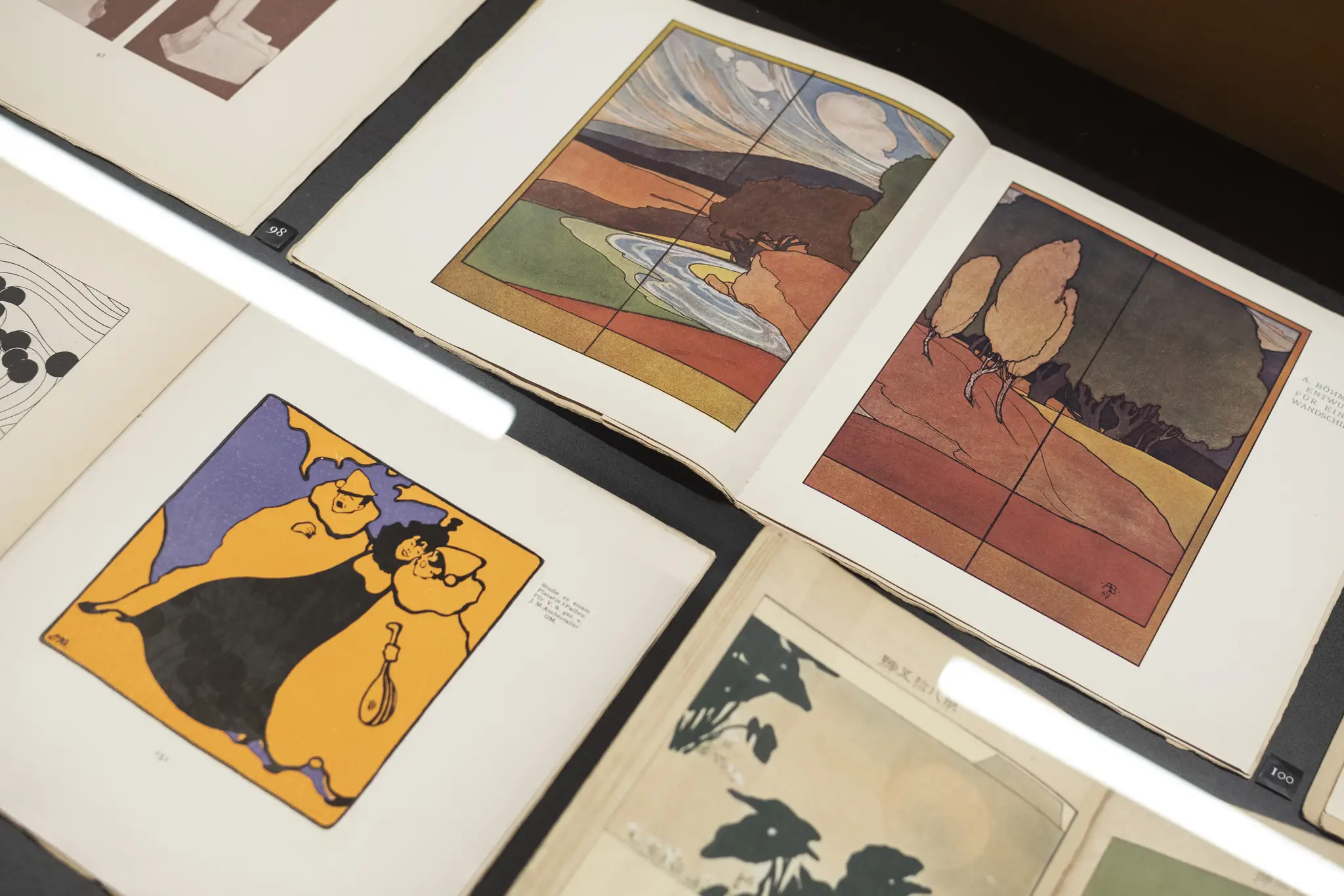 Ver Sacrum e la grafica della Secessione viennese, Museo Civico di Crema e del Cremasco, allestimento, foto Maria Parmigiani