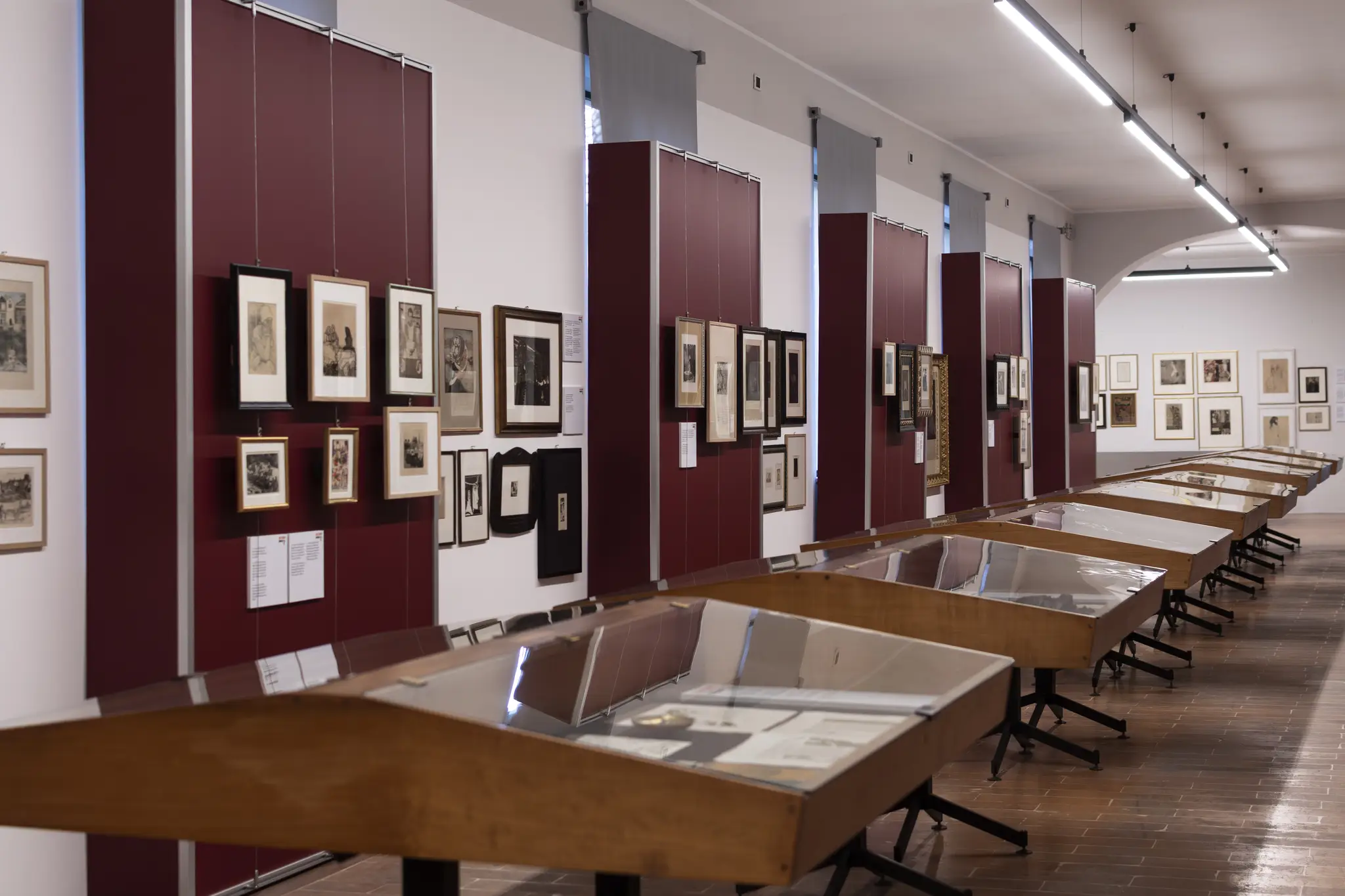 Ver Sacrum e la grafica della Secessione viennese, Museo Civico di Crema e del Cremasco, allestimento, foto Maria Parmigiani