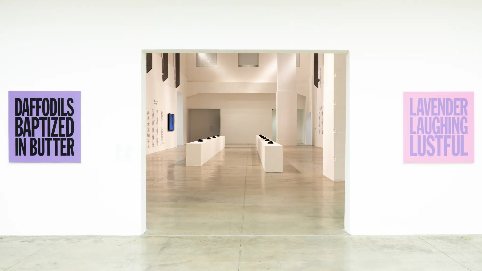 Veduta di allestimento - John Giorno: The Performative Word MAMbo - Museo d'Arte Moderna di Bologna - Courtesy MAMbo - Photo by Ornella De Carlo